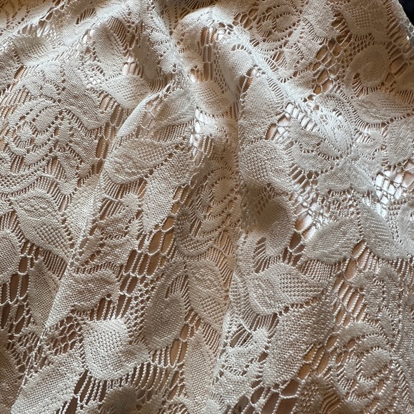 Cute Flirty White Laced Dress - Picture 7 of 10